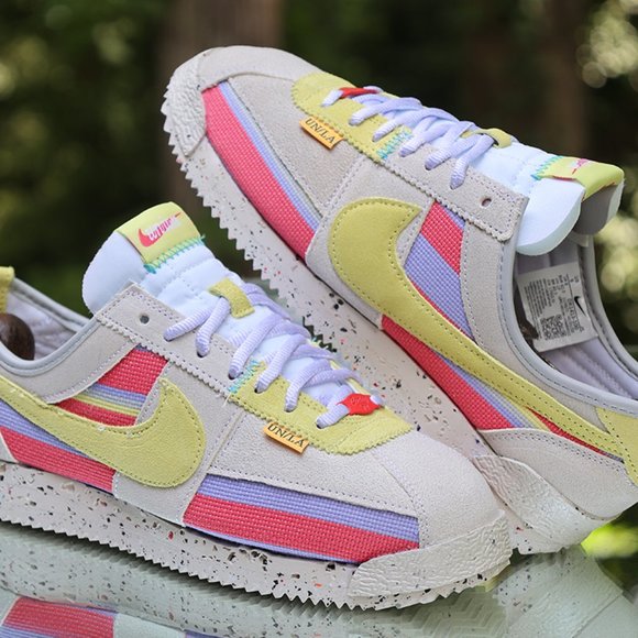 Nike Cortez Union LA Lemon Frost Men's Size 9 - Picture 7 of 13